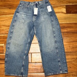 Good American Extreme Barrel Jeans, size 4/27